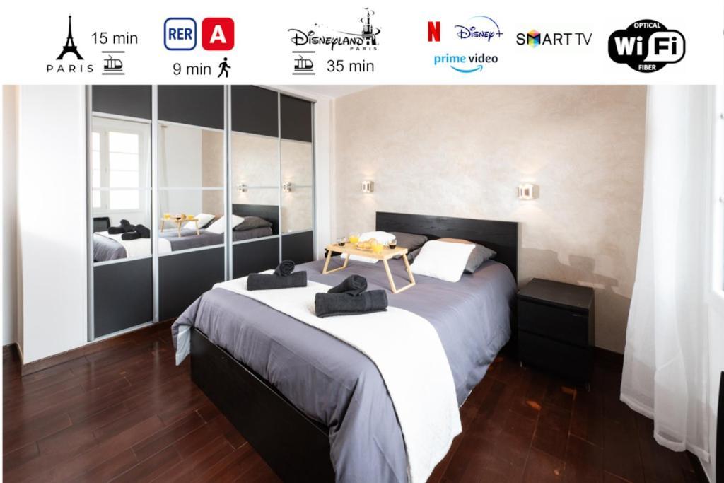 דירות פונטנה-סוס-בואה Cosy Paris - Disneyland - Rer A מראה חיצוני תמונה